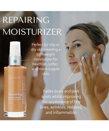 RD Alchemy 99% Natural Organic Repairing Moisturizer | Lightweight Peptide Formula for Acne Blemish Scars & Damaged Skin - Ideal for Normal to Oily Skin - Buy Online on GoSupps.com