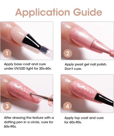 Gellen Gel Nail Polish Kit - 6 Elegant Shades Pink Rose White Nude Pearl Gel Nail Polish Set Shimmer Mermaid Gel Polish Soak Off Thread Effect Nail Art Manicure Gifts for Women Stay Chic - Buy Online on GoSupps.com