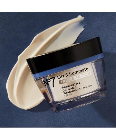 No7 Lift & Luminate Triple Action Day Cream SPF 30 | Anti Aging Face Cream - Buy Online on GoSupps.com