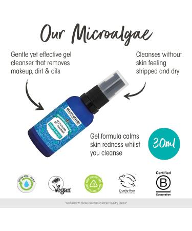 Beauty Kitchen - Seahorse Plankton + Revitalising Gel Cleanser 30ml - Refreshing Gel Cleanser - Revitalises and Cleanses Skin - Skincare Essential - Buy Online on GoSupps.com