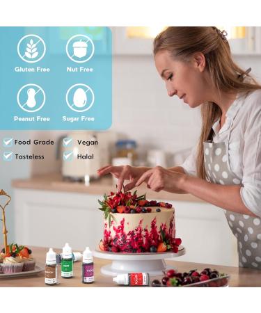 10 * 10ml Colorant Alimentaire Liquide Waysroma Colorant Alimentaire P tisserie Haute Concentr Nourriture Dye pour Couleur Fondant Boissons Cr me G teau Donuts P ques Macaron 10 ml (Lot de 10) 100.0 - Buy Online on GoSupps.com