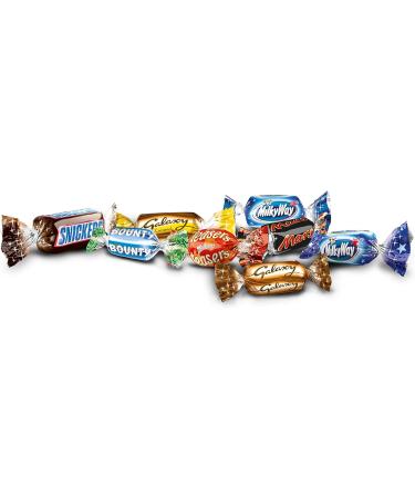 CELEBRATIONS - 1 bottle with assortment of mini chocolates SNICKERS TWIX MARS MALTESERS BOUNTY and others - 312g - Buy Online on GoSupps.com