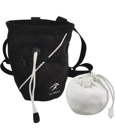 Chalk Bag with Chalk Ball Set - Ideal for Climbers, Gymnasts, Weightlifters - Enhances Grip, Keeps Hands Dry - Perfect Training Accessory - Buy Online on GoSupps.com