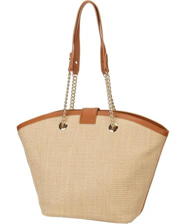 Valentino Shopper Tribeca R01 Natural/Leather - Luxury Designer Bag | International Shipping Available - Buy Online on GoSupps.com