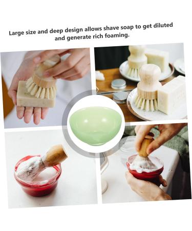 Beaupretty Natural Shaving Foam & Glass Shaving Cup - Eco-Friendly Men's Skin Care Soap Container | International Shipping Available - Buy Online on GoSupps.com