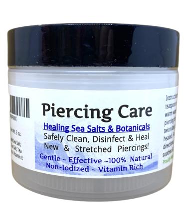 Urban ReLeaf PIERCING CARE  Healing Sea Salts  Botanical AFTERCARE  Safely Clean  Heal New  Stretched Piercings. Effective Non-iodized. Vitamin Rich. Dead Sea Salt  Botanicals (1) - Buy Online on GoSupps.com