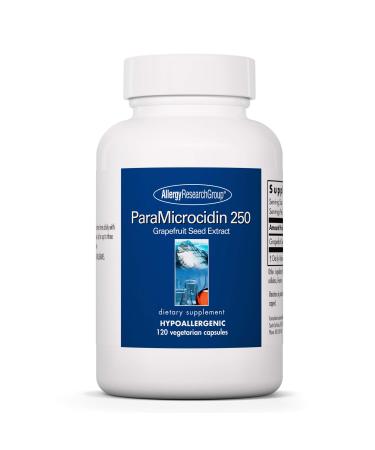 Allergy Research Group - ParaMicrocidin 250mg - Grapefruit Seed - Contaminant Free - 120 Vegetarian Capsules
