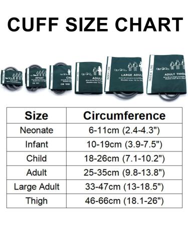 Universal NIBP Cuff for AdultThigh 46-66 cm Single Tube Reusable Nylon Replacement Blood Pressure Cuff No Connector Thigh Green Nylon+single Tube - Buy Online on GoSupps.com
