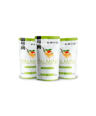 Palmini Low Carb Linguine | 4g of Carbs | As Seen On Shark Tank | Hearts of Palm Pasta (12 Ounce - Pack of 3) 12 Ounce (Pack of 3)