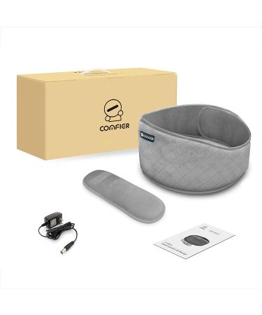 Comfier Heating Pad with Massager - Heated Waist Massage Belt for Back Pain | 2 Heat Levels & 3 Massage Modes | Cramps & Lumbar Heat Therapy - Gray - Buy Online on GoSupps.com