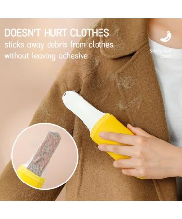 Funny Banana Shape Lint Rollers - Extra Sticky Reusable Pet Hair Remover for Cats & Dogs - Ideal for Furniture & Home - International Shipping Available - Buy Online on GoSupps.com
