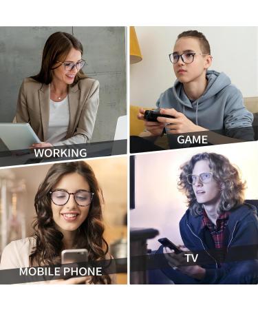 Joopin Blue Light Filter Glasses for Men & Women | Stylish Computer Gaming Glasses with Blue Light Protection - Buy Online on GoSupps.com