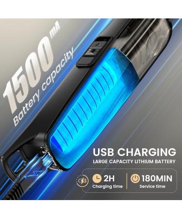KIKIDO Hair Trimmer - Cordless Zero Gapped Professional Clippers for Men | T Liners LCD Display Ceramic Blade Long Battery Life - Perfect Gift Set - Buy Online on GoSupps.com