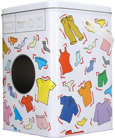 QANYEGN Large Capacity Laundry Detergent Container Powder Storage Box with Perspective Window Lid and Washing Machine Appearance - Buy Online on GoSupps.com