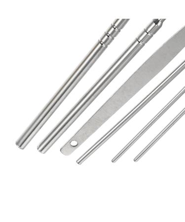 VOCOSTE 6Pcs Stainless Steel Ear Cleansing Tool Set - Ear Care Kit with Faux Leather Packaging in Pink - Buy Online on GoSupps.com