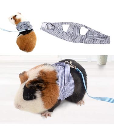 Small Animal Harness Leash Ferret Harness Outdoor Walking Vest Harness for Chinchilla Rat Squirrel Hedgehog Ferret Outdoor Walking Clothes (Blue S) - Buy Online on GoSupps.com