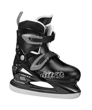 Lake Placid Boys Nitro 8.8 Adjustable Ice Skates Grey Small (11-13) - Buy Online on GoSupps.com
