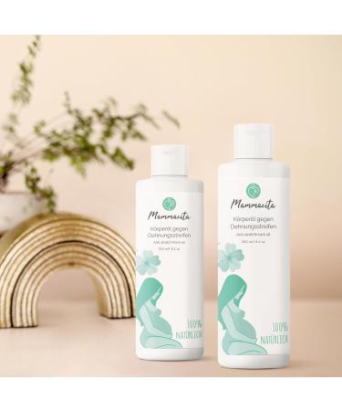 Mammacita Strain Strips Oil 125ml - Vegan Pregnancy Stretch Mark & Scar Treatment Body Massage Oil for Belly Legs & Chest - Buy Online on GoSupps.com