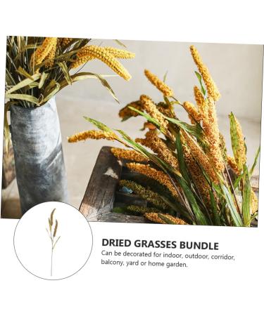 Zerodeko 2pcs Simulated Ears of Corn Dried Wheat Decor Vegetable Plants Dried Wheat Stalks for Decorations Thanksgiving Bouquets Home Decor Fake Grass Decor House Artificial Pu Ornaments Greenx2pcs 12X75CMx2pcs - Buy Online on GoSupps.com
