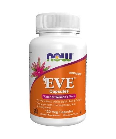 Now Foods Eve Capsules Superior Women's Multi Iron-Free 120 Veg Capsules - Buy Online on GoSupps.com