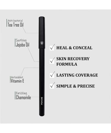WOAK Stealth Fighter Pen - Men's Concealer for Blemishes (Light) - Buy Online on GoSupps.com