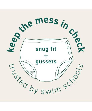 green sprouts Eco Snap Swim Diaper with Gussets - Royal Blue Turtle Journey - Size 4T - Buy Online on GoSupps.com