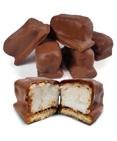 Handcrafted Gourmet Smores Cookie Bars - 12 Ready-to-Eat Milk Chocolate Graham Cracker Marshmallow Treats - Buy Online on GoSupps.com