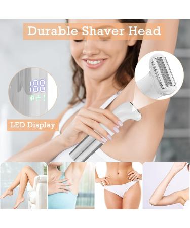 LINGSFIRE 5 in 1 Women's Electric Razor Kit - Multi-Functional Bikini Trimmer for Women - Portable Cordless Shaver for Pubic Hair, Nose, Eyebrow, Face, and Legs - Buy Online on GoSupps.com