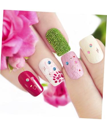 minkissy 9 Boxes Nail Art Accessories Nail Rhinestone Nails Gems Nail Art Kit Assorted Nail Foil Nail Decorations for Nail Art Nail Art Charms Decked Accessories Nail Gem Plastic Manicure - Buy Online on GoSupps.com