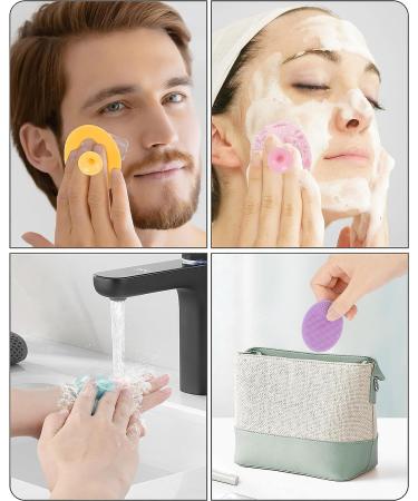 5 Silicone Face Scrubber Kit - Facial Cleansing Brush Manual Facial Cleansing Brush Face Mask Brush Soft Facial Cleansing Brush Silicone Facial Cleansing Brush Removing Exfoliating for All Skin Types - Buy Online on GoSupps.com