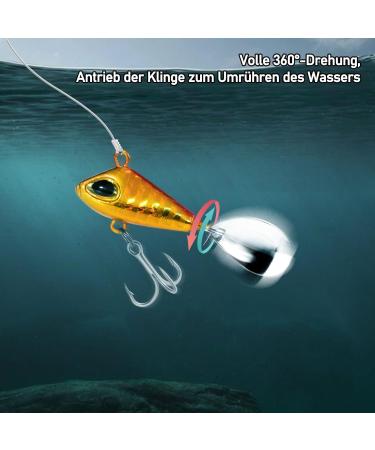 Dr.Fish Jig Spinner 6g/10g/22g - Versatile Spintail Jig for Pike Zander & Trout | Freshwater & Saltwater Fishing Lures in Various Colors - Buy Online on GoSupps.com