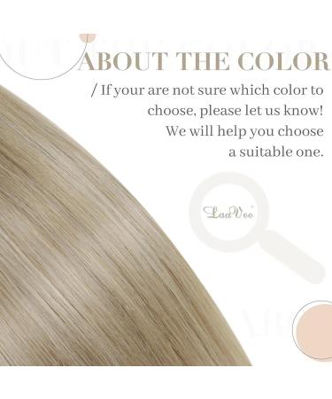LAAVOO Real Hair Extensions | Blond Highlights U-Tip Keratin Bondings | 35cm & 55cm Options | International Shipping - Buy Online on GoSupps.com