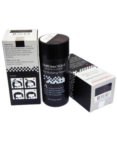 Hair Building Thickening Fibers Medium Brown 30g 1.06oz Undetectable Hair Loss Concealer for Men & Women by Chromatique Professional