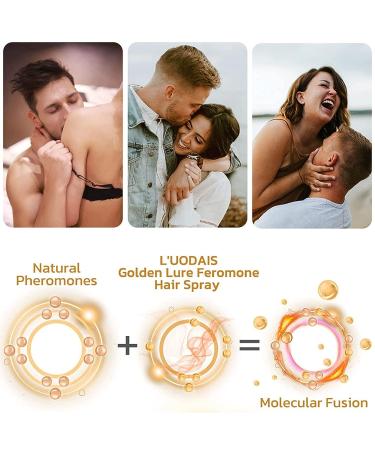 Pheromone Hair Perfume Mist & Hair Oil Set - 2023 New L'uodais Golden Lure Venus Mist Feromone Essence Spray - Buy Online on GoSupps.com