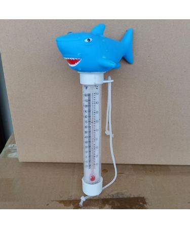 Cartoon Buoy Thermoscope | Floating Animal Pool Temperature Monitor for Kids - Fun & Functional Shark Design - Buy Online on GoSupps.com