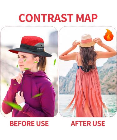 Glaitc Women s UV Protection Wide Brim Hat | Foldable Sonnenhut for Gardening Hiking & Outdoor Tours - Buy Online on GoSupps.com