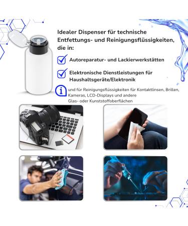 LALILL Dispenser Pump for Liquids - 200ml Nail Polish & Manicure Remover Bottle - International Shipping Available - Buy Online on GoSupps.com