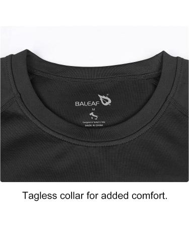BALEAF Boys' Compression Long Sleeve Shirt - Black, Youth Performance Baselayer for Baseball & Football, Quick Dry Undershirt - Small - Buy Online on GoSupps.com