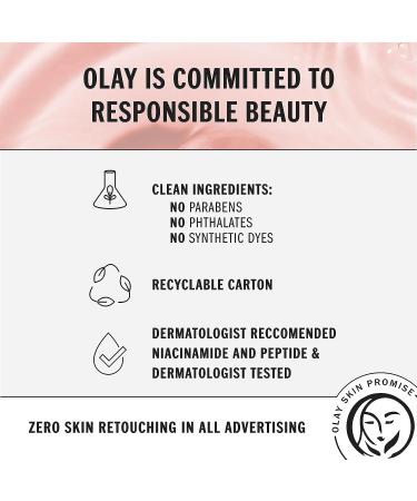 Olay Regenerist Niacinamide + Peptide 24 Hydrating Face Moisturizer 1.7 oz with Vitamin B3 - Includes Olay Whip Travel Size - For Stronger Skin Barrier - Buy Online on GoSupps.com