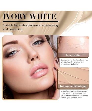 Indicativet 2024 New Mushroom Head Air Cushion CC Cream Air Cushion CC Cream Mushroom Head Indicativet Makeup Matte Moisturizing Concealer Beauty Cream Foundation (Ivory White 2pcs) - Buy Online on GoSupps.com