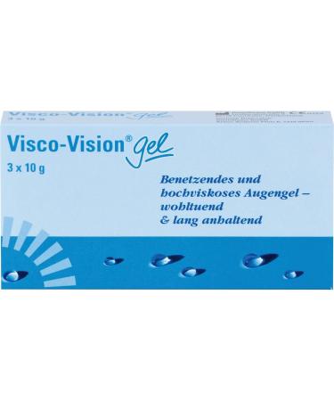 Visco Vision Gel 3x10g - Premium Eye Moisturizing Gel for Dry Eyes | Fast International Shipping - Buy Online on GoSupps.com