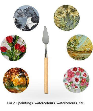 FOCCTS 13-Piece Stainless Steel Palette Knife Set for Oil and Acrylic Painting - Buy Online on GoSupps.com