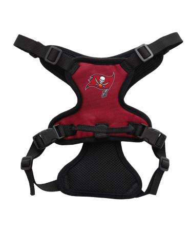 Littlearth Unisex-Adult NFL Tampa Bay Buccaneers Front Clip Pet Harness, Team Color, X-Large