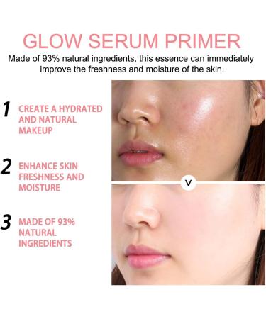 1/2/3/4/5Pcs Essence Glow Serum 30ml Essence Watermelon Glow Serum Glow Watermelon Moisturizer Essence Glow Serum Watermelon Glow Boosting Serum Moisturizing Brightens Skin for All Skin Types (1pcs) - Buy Online on GoSupps.com