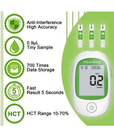 Ketone Meter Kit with 15 Test Strips & Lancets - Keto Monitor for Ketogenic Diet - Fast Results Blood Ketone Test - Buy Online on GoSupps.com