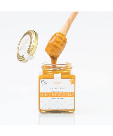 Honey and Turmeric + Black Pepper | Anti-Inflammatory & Antioxidant | 100% Pure and Natural | Immunity and Joint | 250g | Precious Honey | - Buy Online on GoSupps.com
