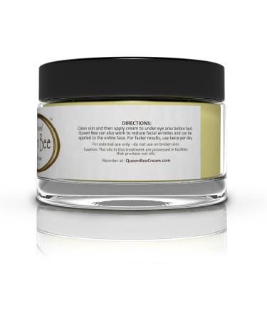 Queen Bee (2 Jars - 1 Ounce Each) All-Natural Organic Under Eye Cream - Remove Dark Circles and Wrinkles Naturally - Buy Online on GoSupps.com