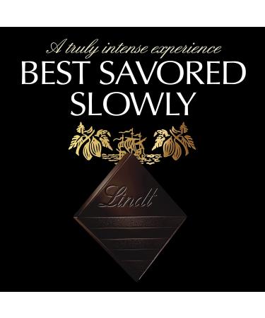 Lindt EXCELLENCE 99% Cocoa Dark Chocolate Bar 1.8 oz 12 Pack - 99% Cocoa Dark Chocolate Noir 1.8 oz (Pack of 12) - Buy Online on GoSupps.com