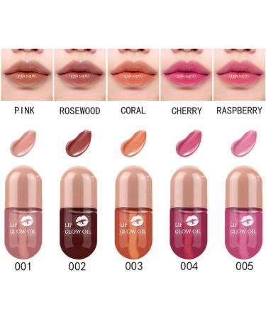 Lip Plumper Natural Lip Plumper and Lip Care Serum Lip Plumper Gloss Lip Enhancer for Fuller Lip Mask Beautiful Fuller Hydrating & Reduce Fine Lines (Day& Night) (Pink 5ML) - Buy Online on GoSupps.com