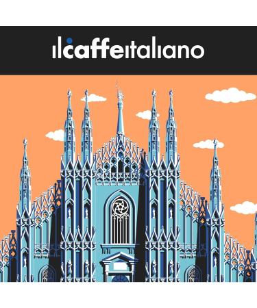 Ilcaffeitaliano Aluminum Capsules Compatible with Nespresso Milano 100 pcs | Capsules Compatible with Nespresso in Aluminum Aromatics of Cocoa and Dried Fruits | The Audacious Velvety Intensity 11 - Buy Online on GoSupps.com